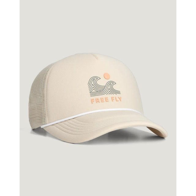 Free Fly Ff U Point Break Foam Trucker Hat Birch