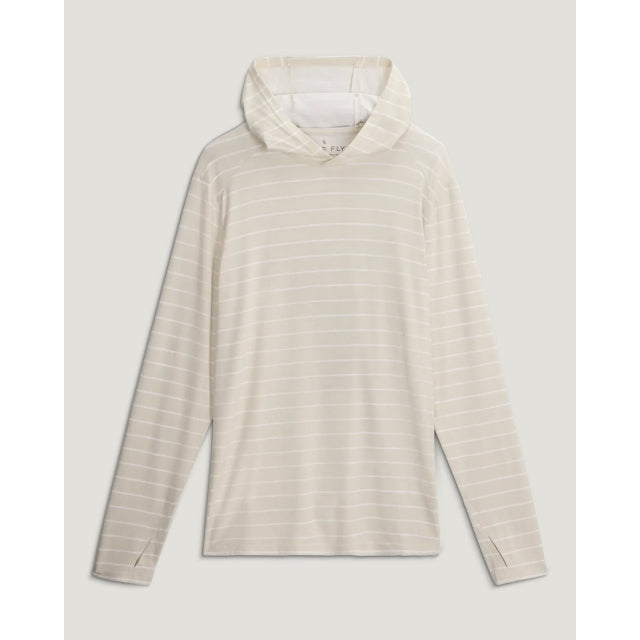 Free Fly Apparel Bamboo Shade Hoodie Dash Stripe Birch