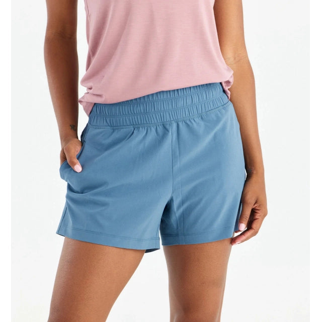 Free Fly Apparel Pull-on Breeze Short :Pacific Blue: