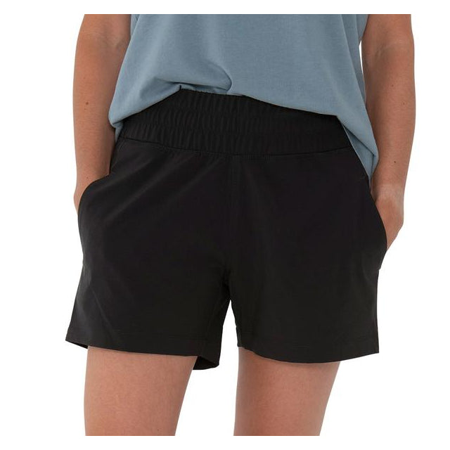Free Fly Apparel Pull-on Breeze Short :Black: