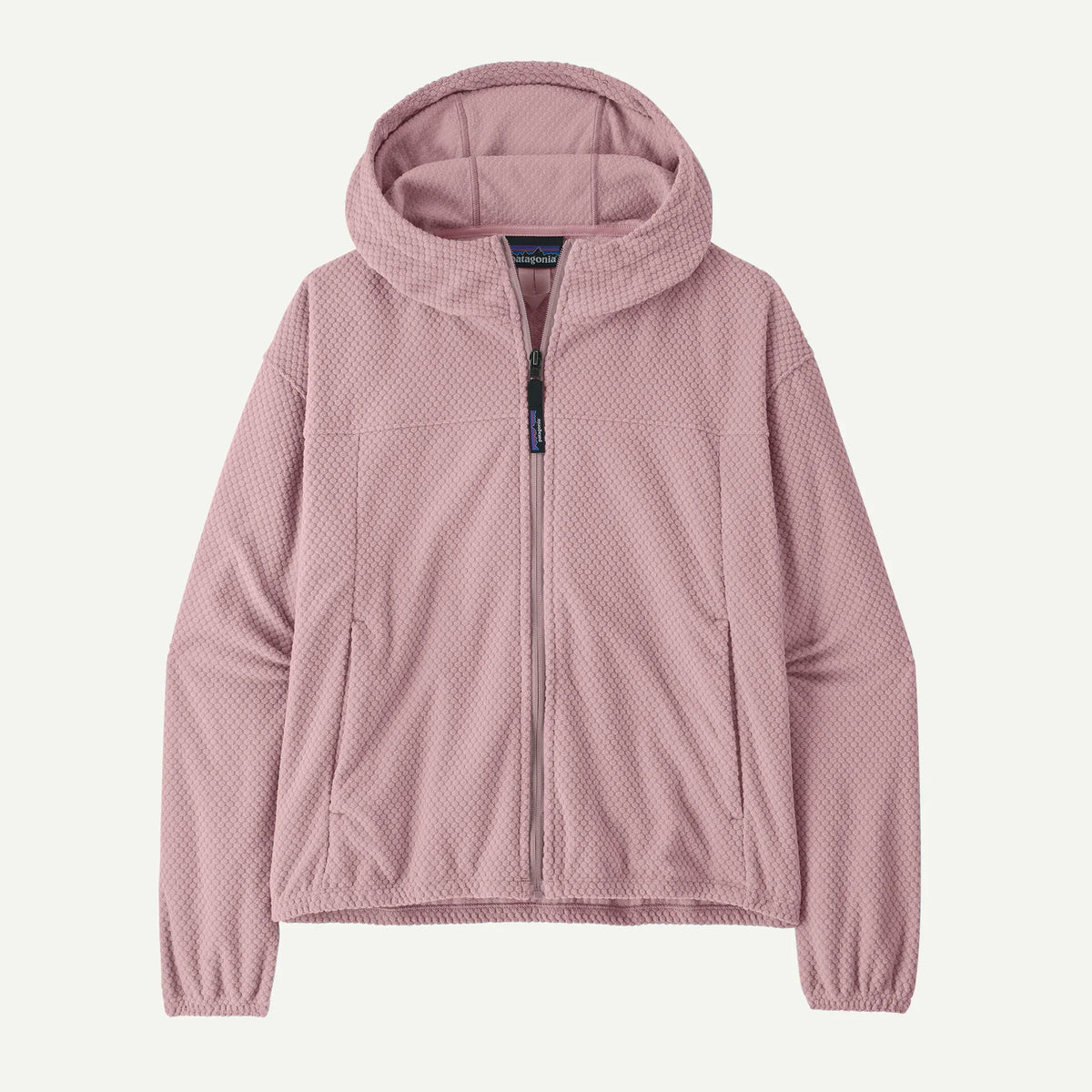 Patagonia Womens Textured Fleece Hoody Shore Blue