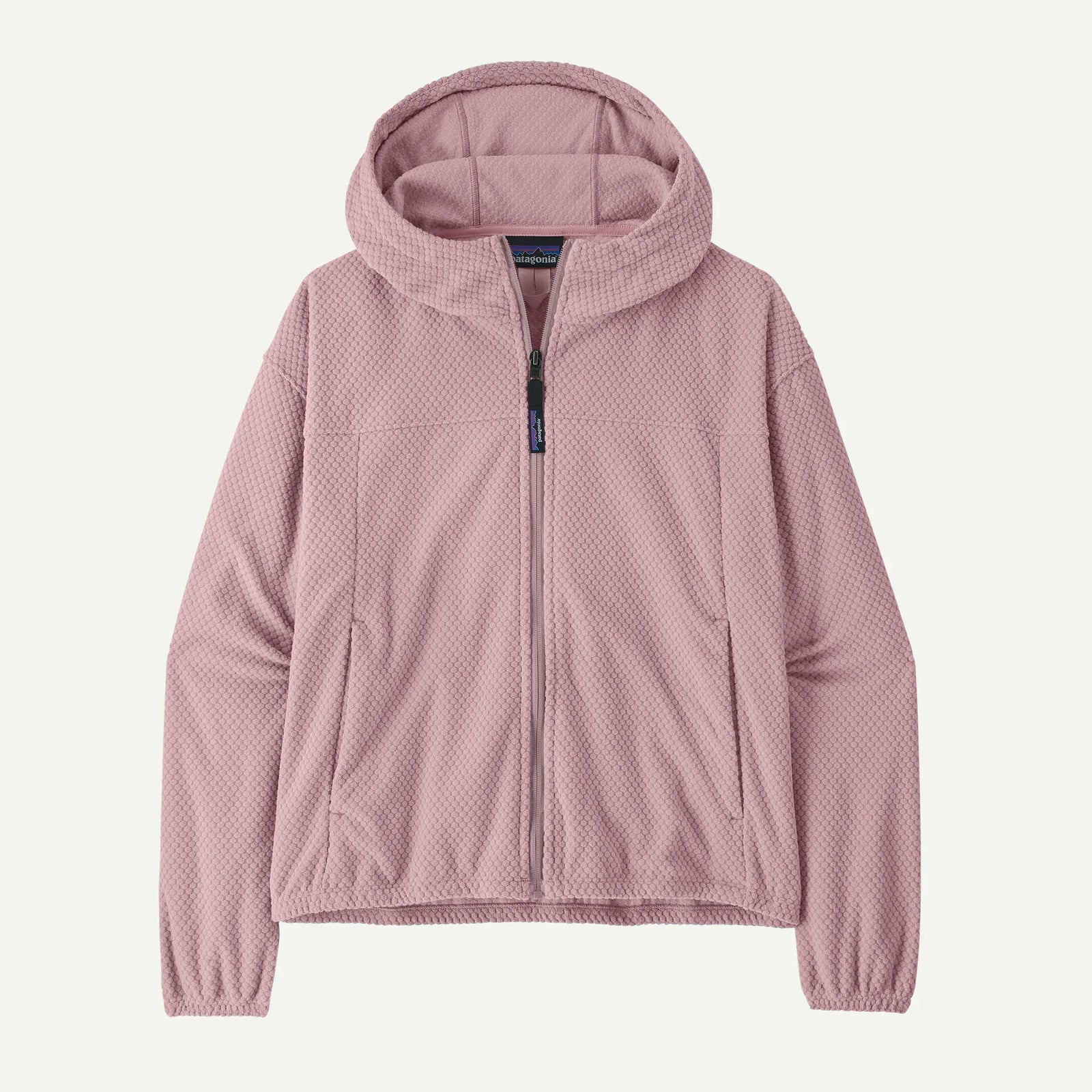 Patagonia Womens Textured Fleece Hoody Shore Blue