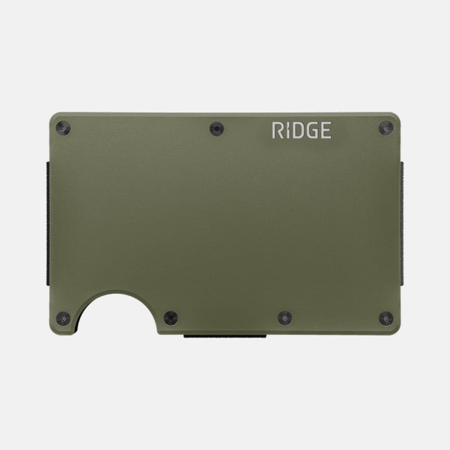 Ridge Aluminum - Matte Olive: Cash Strap Matte Olive