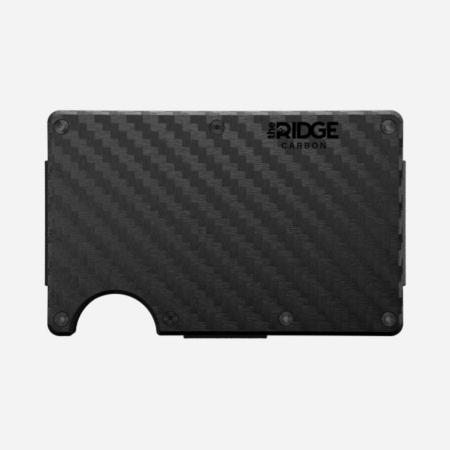 Ridge Carbon Fiber - 3k: Cash Strap Black