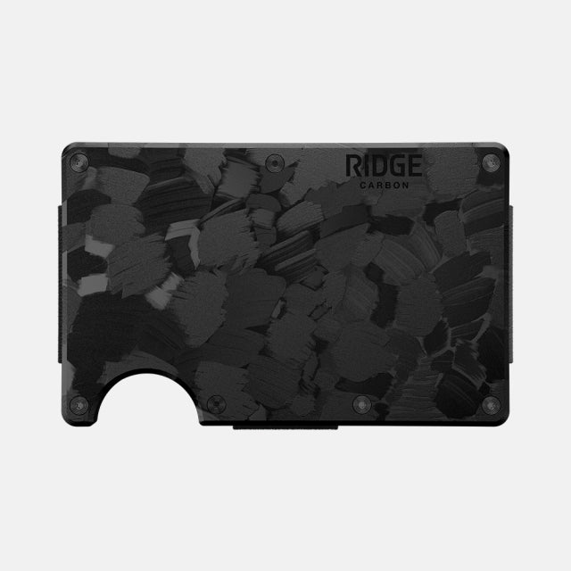 Ridge Forged Carbon: Cash Strap Black