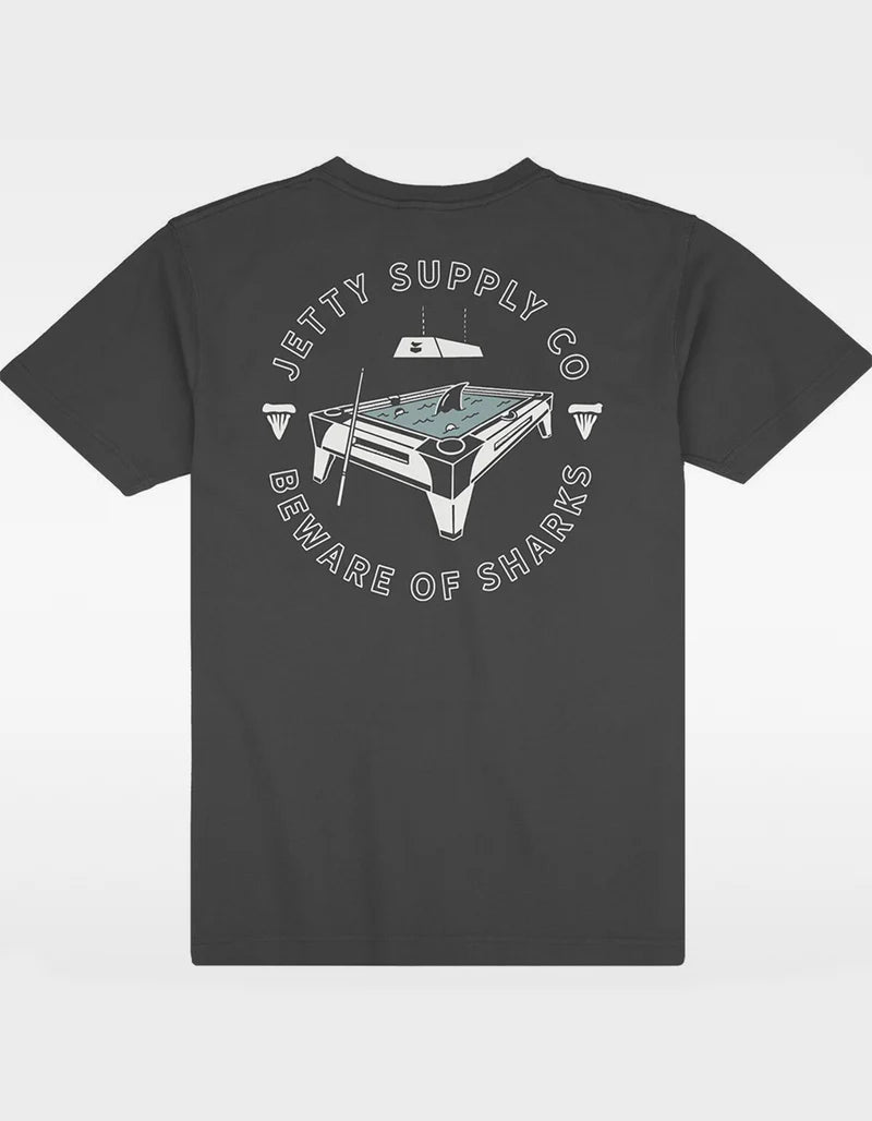 Jetty Mens Poolshark Tee Black