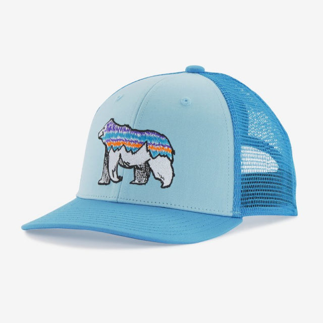 Patagonia Kids Trucker Hat kids planet: peach sherbet