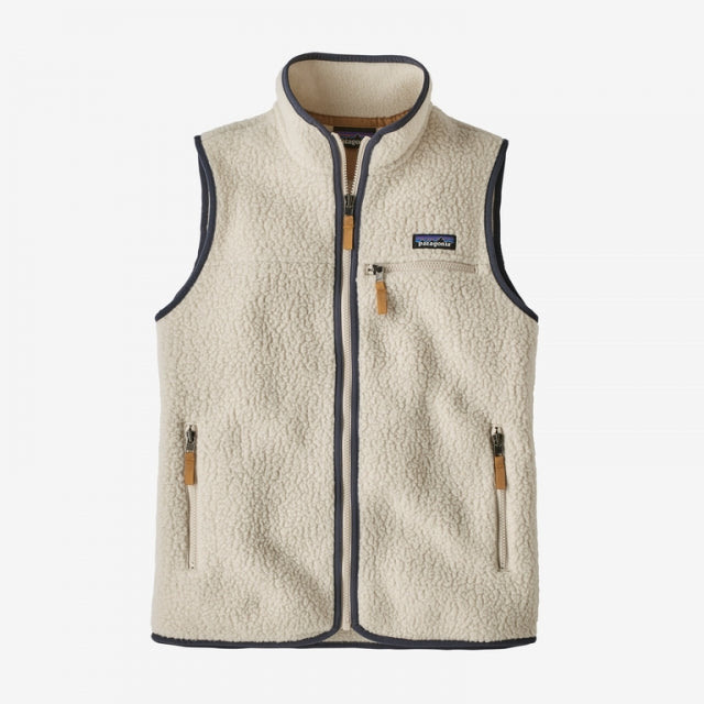 Patagonia Mens Pat W Retro Pile Vest natura w/ellwood green / l