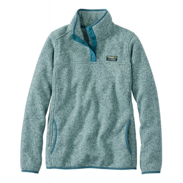 Ll Bean Brand Bean's Sweater Fleece Pullover Regular Storm Teal