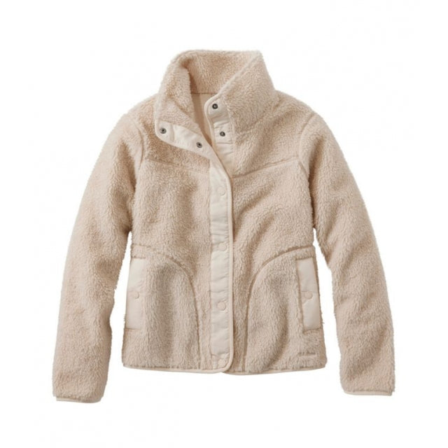 Ll Bean Brand Bean's Sherpa Fleece Jacket Regular Natural