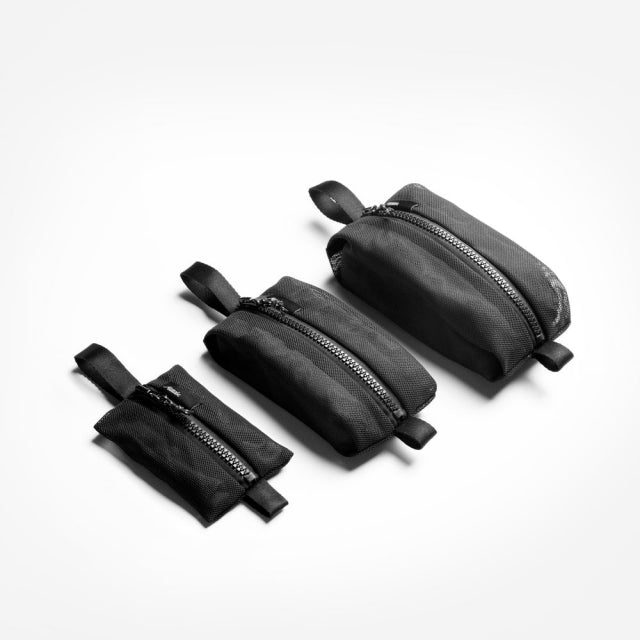 Matador Equipment Mesh Organizer Bag Set (3-pack) Black