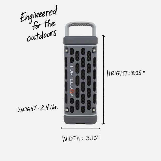 Turtlebox Audio Ranger Speaker Gray