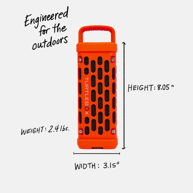 Turtlebox Audio Ranger Speaker Orange