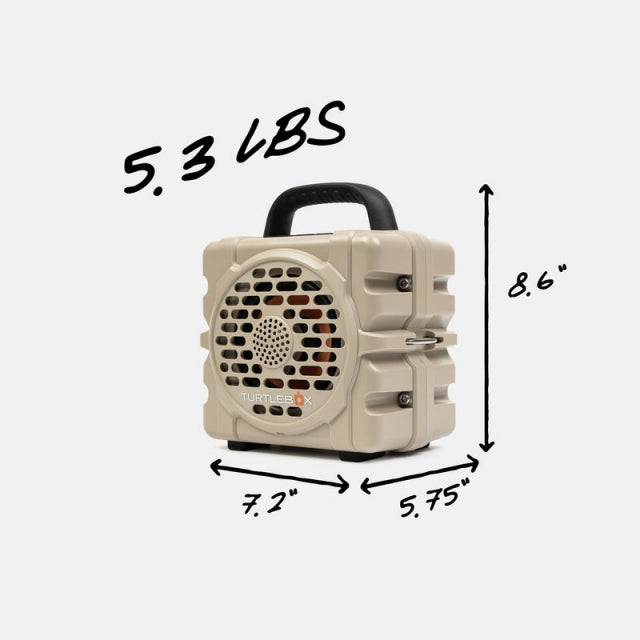 Turtlebox Audio Cub Speaker Tan (Case)