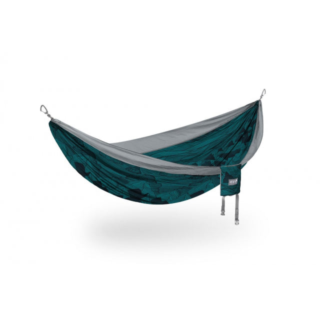 Eagles Nest Outfitters Doublenest Hammock Print Mountains to Sea | Grey