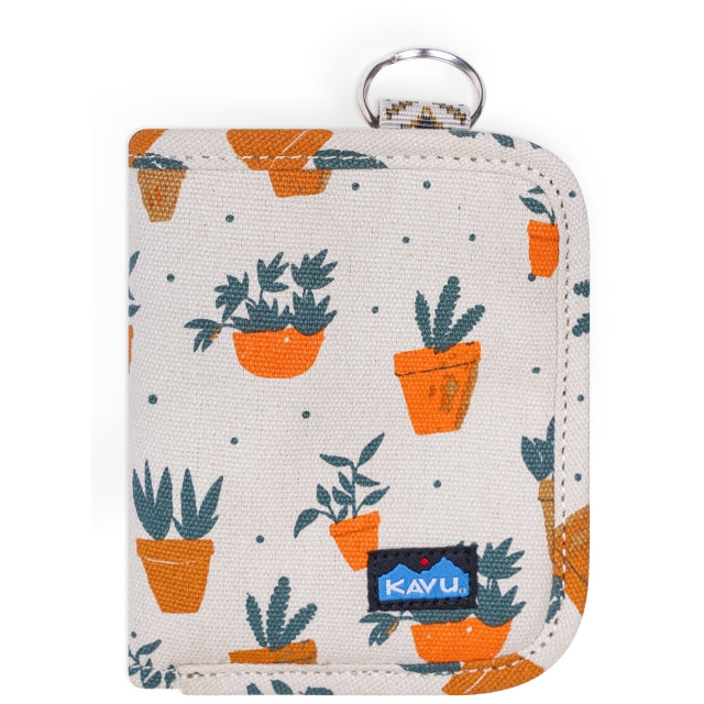 Kavu Zippy Wallet Potted Plants