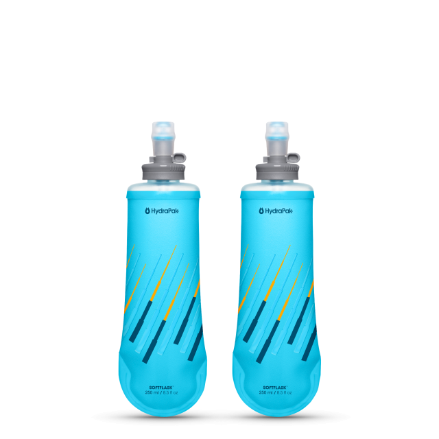 Hydrapak Softflask 250ml - 2- Pack Malibu Blue