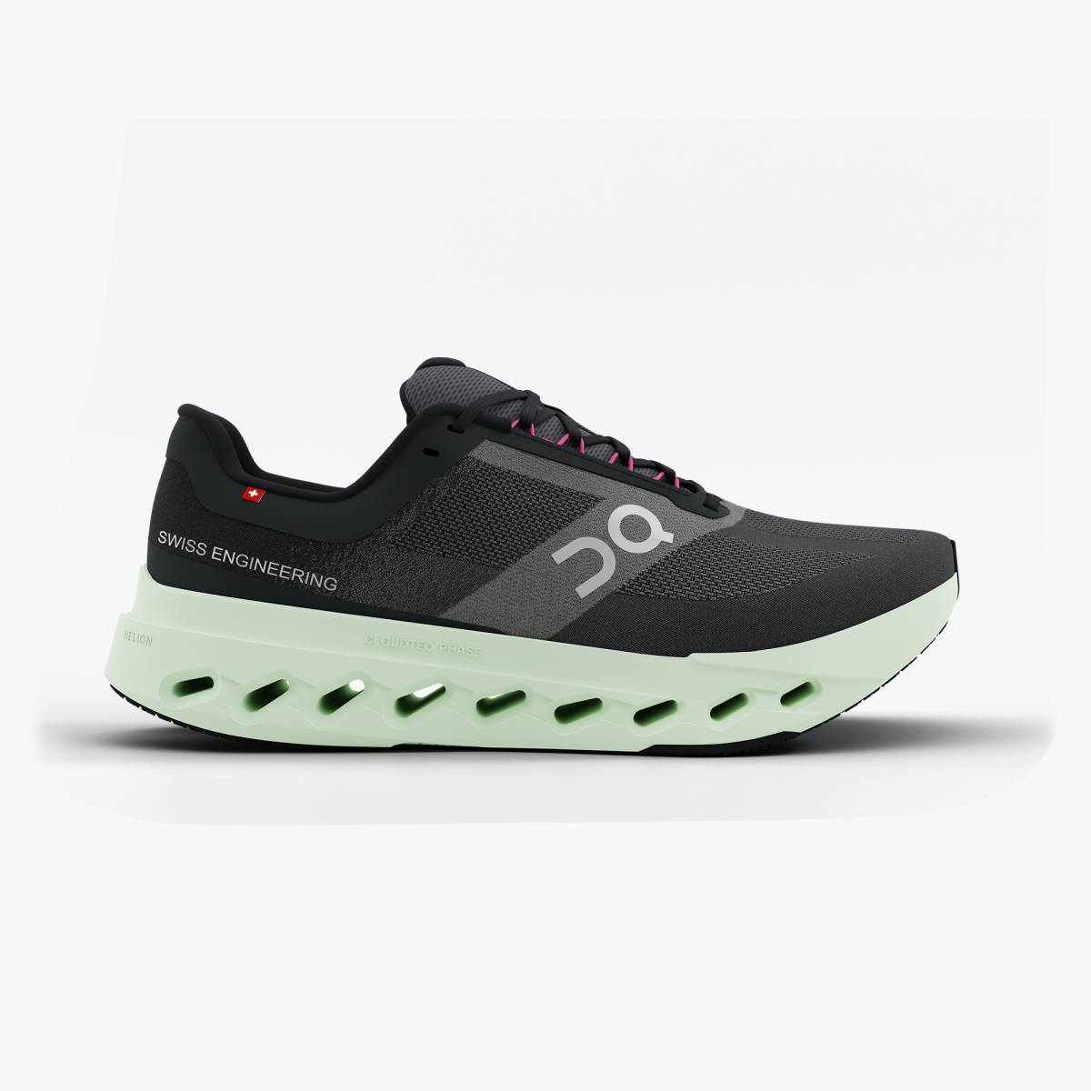 On Running On W Surfer Next Black/Lima