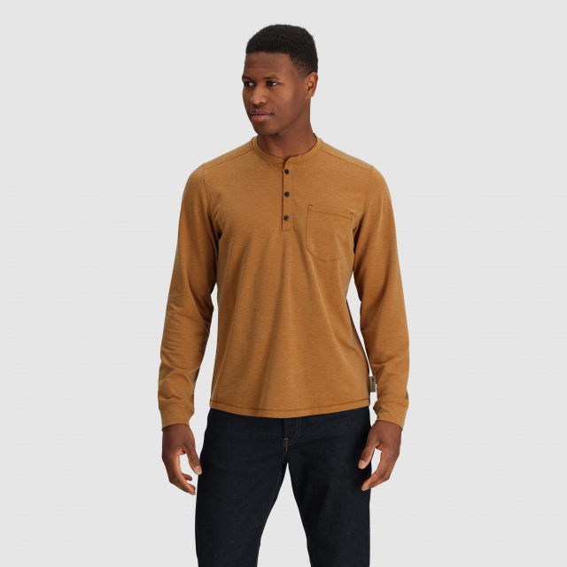 Outdoor Research Aberdeen L/s Henley Bronze Heather