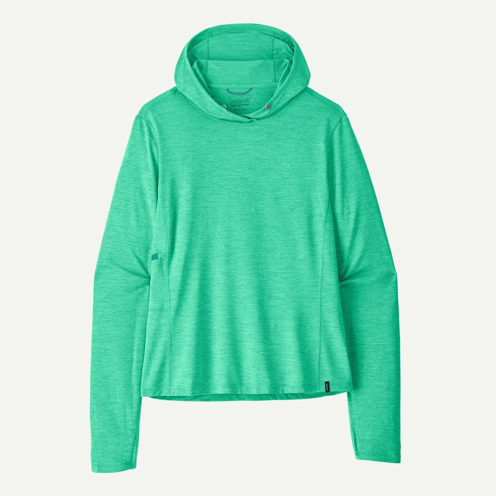 Patagonia Pat W Cap Cool Sun Hoody Aqua Stone/Early Teal X-Dye