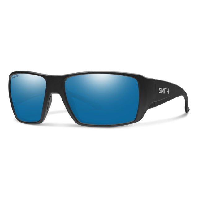 Smith Optics Guide&#39;s Choice Xl Matte Black - ChromaPop Glass Polarized Blue Mirror