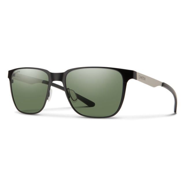 Smith Optics Lowdown Metal Matte Black / Silver - ChromaPop Polarized Gray Green