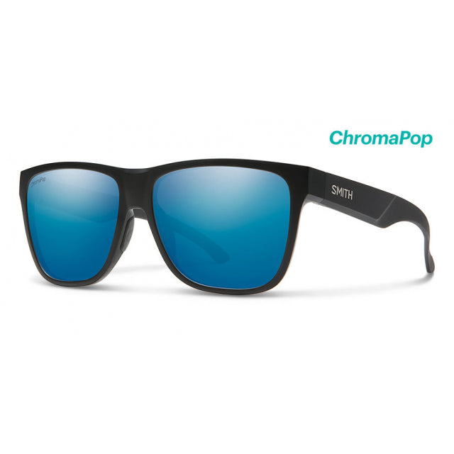 Smith Optics Lowdown Xl 2 Matte Black - ChromaPop Polarized Blue Mirror