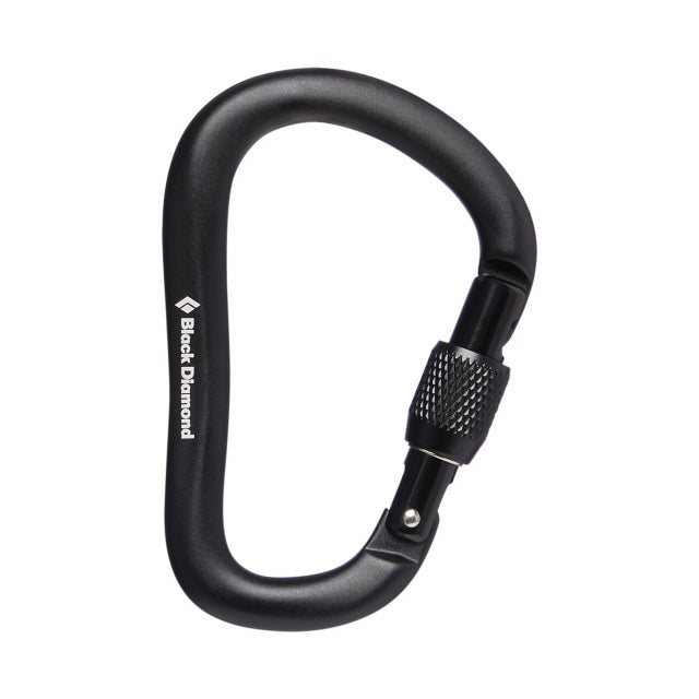 Black Diamond Rocklock Screwgate Carabiner BLACK