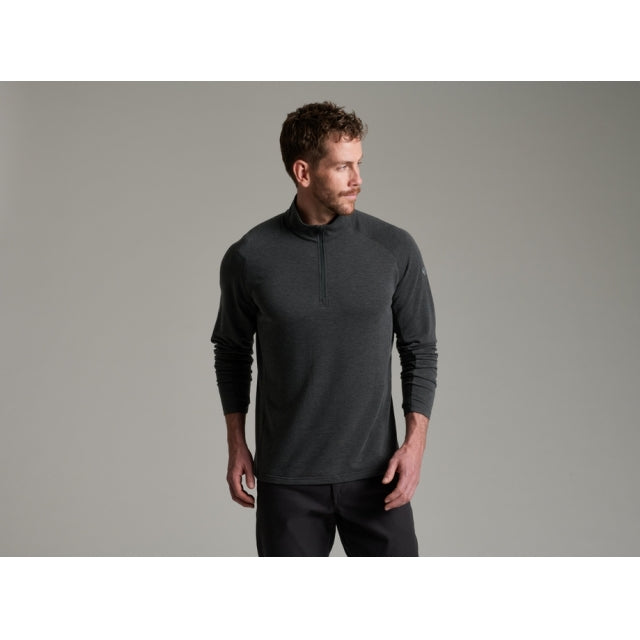 Kuhl Mens Influx Quarter Zip Carbon