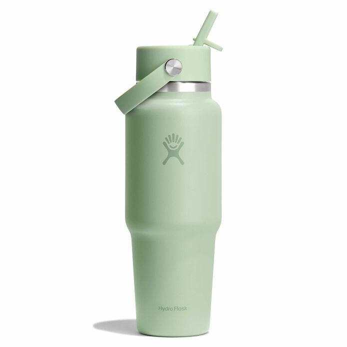 Hydro Flask 32oz Wide Mouth Flex Straw Travel Bottle Aloe