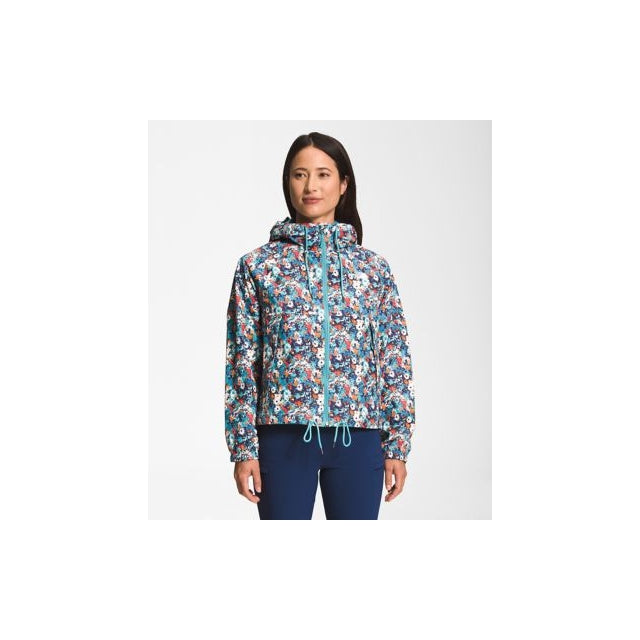 The North Face Antora Rain Hoodie Reef Waters Wild Daisy Print