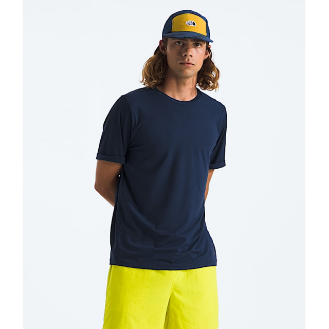 The North Face Mens Dune Sky Short Sleeve Crew Summit Navy