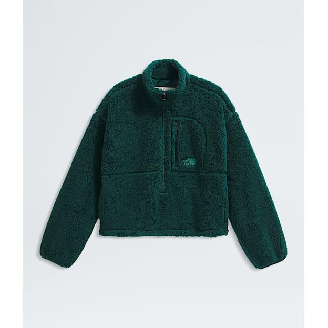 The North Face Womens Extreme Pile 2 Pullover Hunter Green