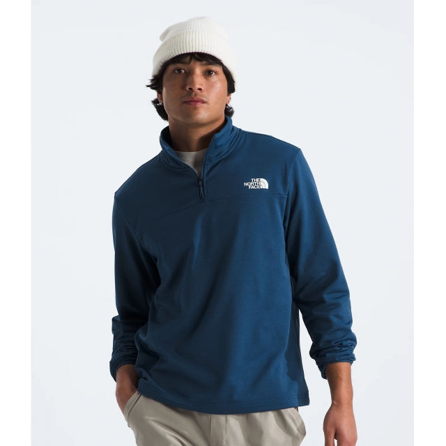 The North Face Tnf M Cedar Trail Grid Fleece Qz Shady Blue