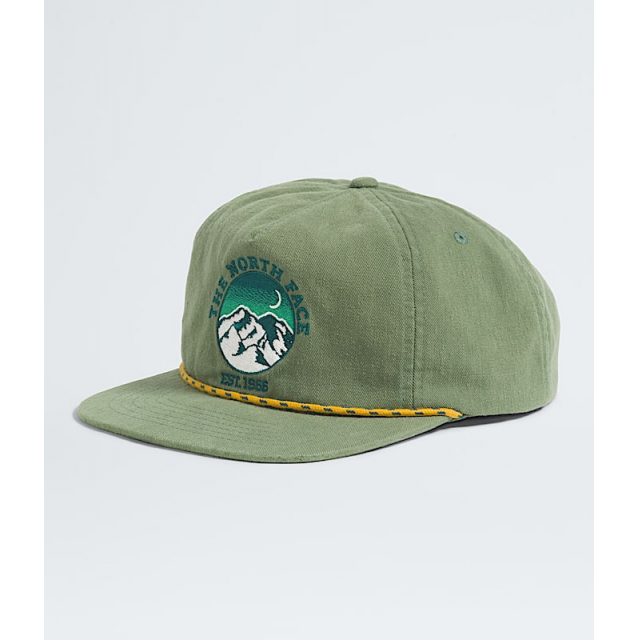 The North Face Norm 5-Panel Hat Bark Mist/Mountain Peak Graphic Patch