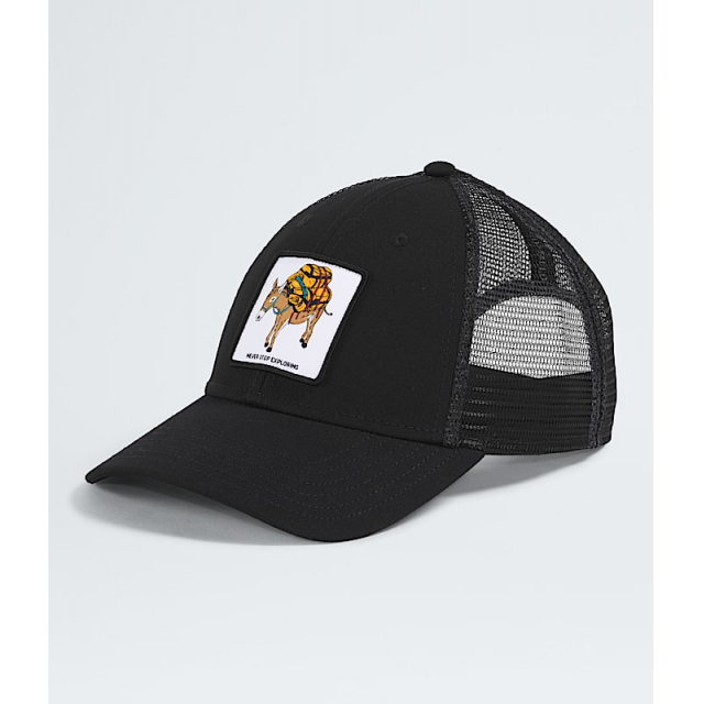 The North Face Graphic Mudder Trucker Hat tnf black/base camp mule patch