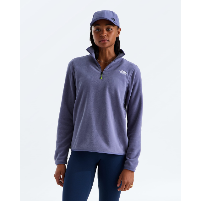 The North Face Womens Glacier Fleece ¼ Zip Jacket Grounded Plum