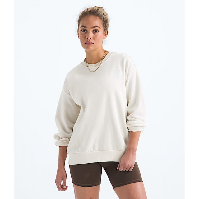 The North Face Tnf W Evolution Simple Dome Oversized Crew White Dune