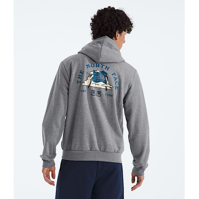 The North Face Mens Tnf M Evolution Travel-cloud Hoodie Graphic TNF Medium Grey Heather