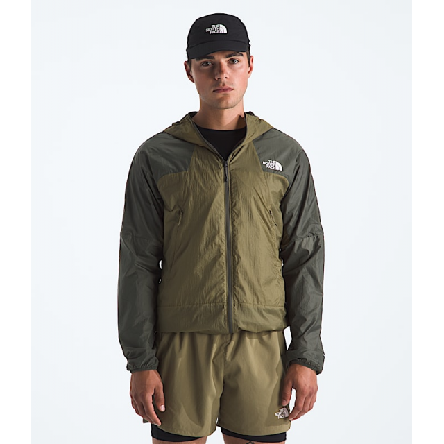 The North Face Mens Tnf M Ridgelite Futurefleece Wind Jkt Cedar/New Taupe Green