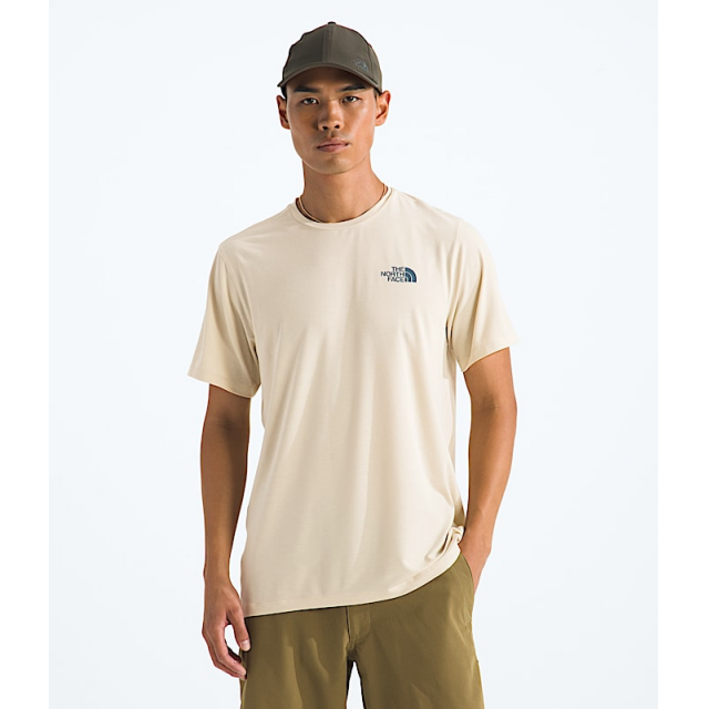 The North Face Mens Tnf M Adventure Campfire Tee Desert Stone