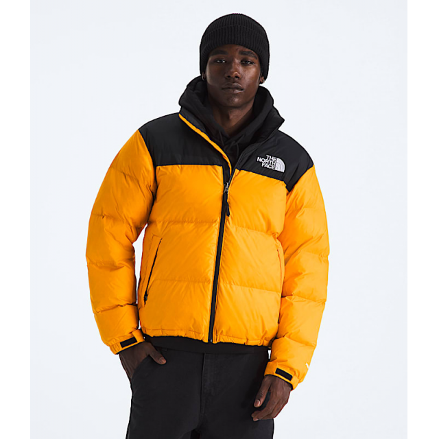 The North Face Mens 1996 Retro Nuptse Jacket Summit Gold/TNF Black
