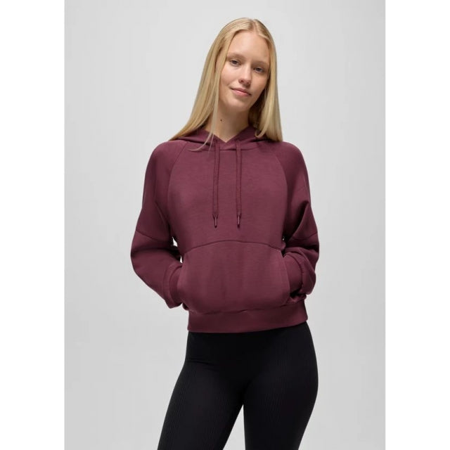 Prana Womens Shea Hoodie Deep Vino