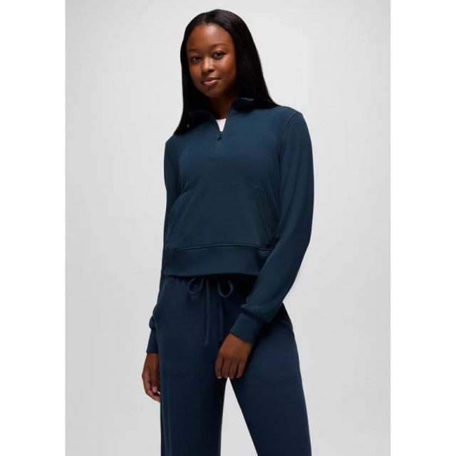 Prana Womens Willow West Half Zip Stormy Night