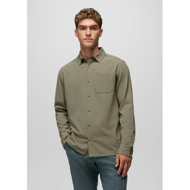 Prana Hybridizer Ls Shirt SAGE
