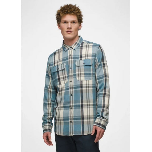 Prana Westbrook Flannel Shirt High Tide
