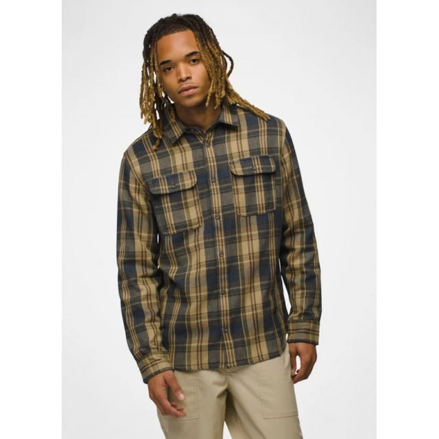 Prana Mens Westbrook Flannel Shirt cavern