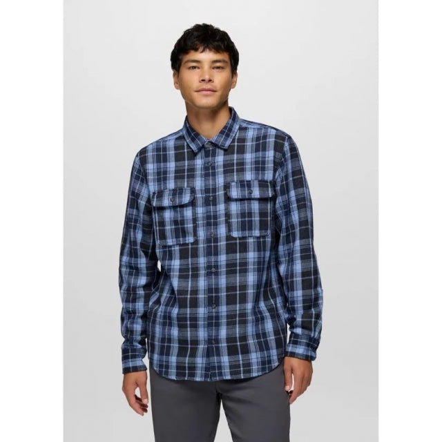 Prana Westbrook Flannel Shirt Blue Vibes