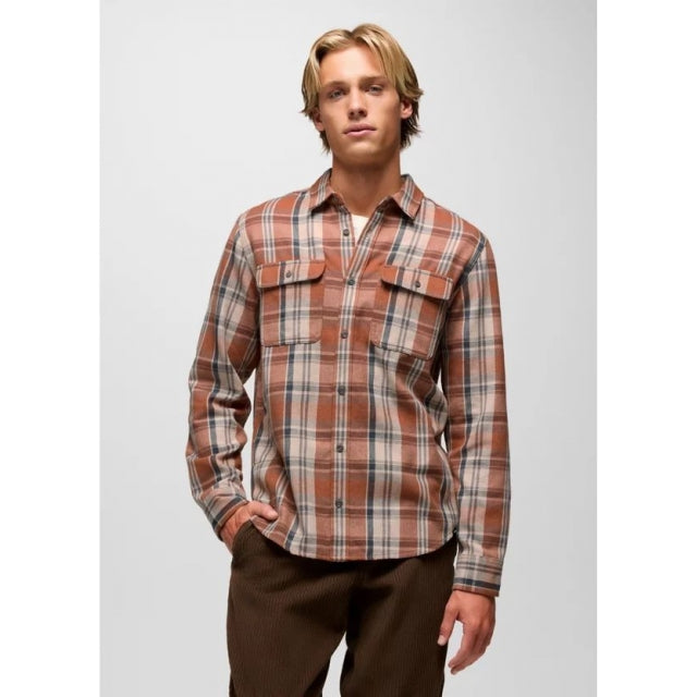 Prana Westbrook Flannel Shirt Tawny