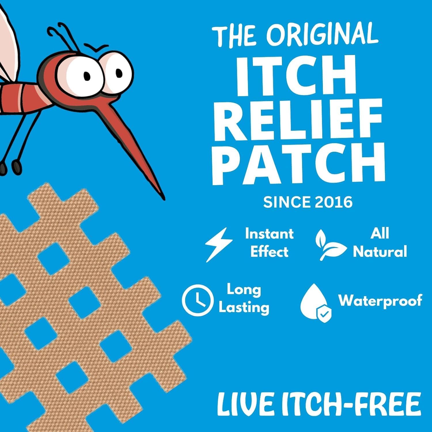 Moskinto The Original Itch Relief Patch 3ct